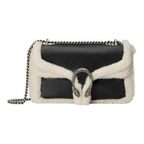 GUCCI Dionysus Гладкая отделка Пэчворк из кожи Овчина Сумка через плечо Сумка на плечо Женская