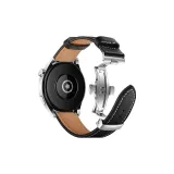 Пана Бабочка Пряжка Ремень - Черно-серебристая Пряжка