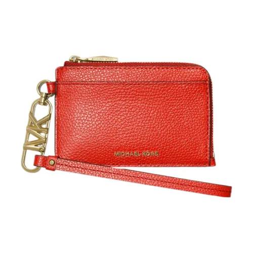 MICHAEL KORS Кошелек из коровьей кожи держатель для карт маленький женский земляной бамбуковый