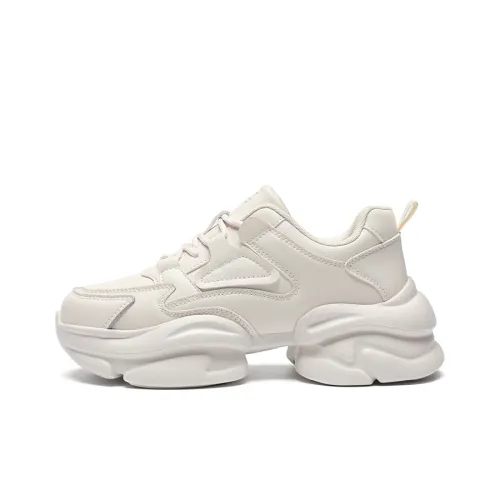 ZHR Амортизация Высота Увеличение Устойчивость к Износу Дышащий Низкий Топ Кроссовки 6,5 см Женские