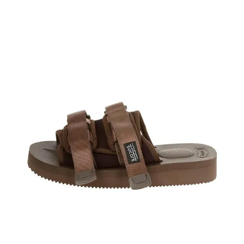 Suicoke Шлепанцы Мужские Коричневые