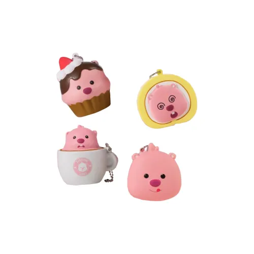 POP MART Коллаборация Loopy The Beaver Zanmang Loopy Zanmang Loopy Аниме-тематические брелоки