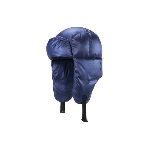 Supreme Нейлоновые шапки-ушанки унисекс синие