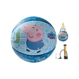 【Пеппа Свинья】 № 3 Синий Детский Баскетбол (Набор с насосом, 3 предмета)