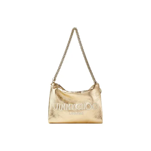 Jimmy Choo Напп-Кожа Сумка через плечо Женская Золотая