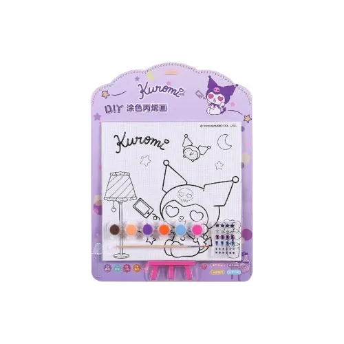 FIRST PARTY x Sanrio My Melody Kuromi Cinnamoroll Pompompurin DIY Акриловые Развивающие Игрушки для Рисования