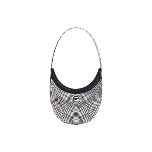 COPERNI Хлопок с Полиэстер Полумесяц Сумка Сумка на Одно Плечо Женская Черная