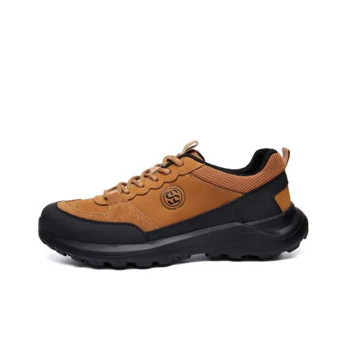 SHERIDAN Уличная обувь Низкий топ Желтый Коричневый Мужской