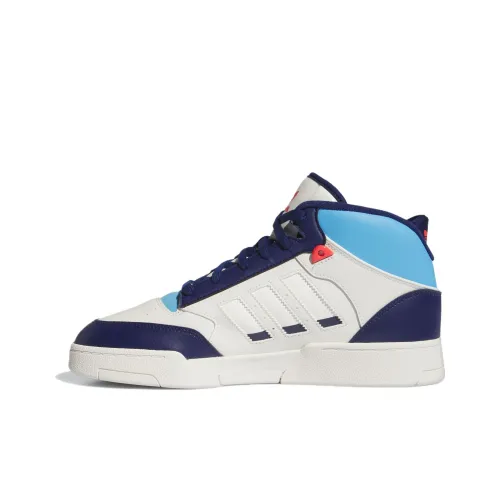 Adidas Originals DROP STEP XL 2,0 XL 2,0 Амортизация Износостойкие Высокие Кроссовки для скейтбординга Унисекс Белый Синий