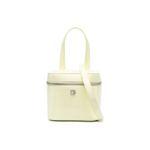 COPERNI Полиэстер с полиуретаном Коробка Сумка Сумка Сумка через плечо Сумка через плечо Стандартная Женская Светло-желтая
