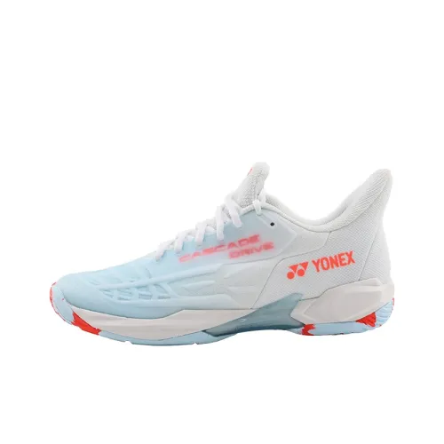 YONEX Амортизирующая стелька для бадминтона, низкий топ, белый, аква-синий, унисекс