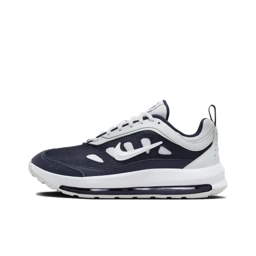 Nike Air Max AP Амортизация Износостойкий Низкий Топ Повседневные Беговые Кроссовки Мужские Синие Белые