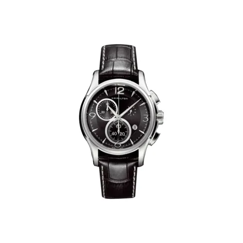 Hamilton Quartz Механизм Мужские часы 42 мм Черный