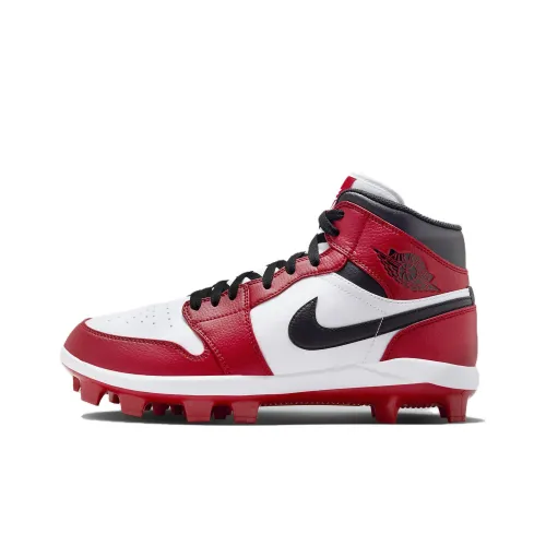 Jordan Air Jordan 1 Ретро MCS Амортизация Износостойкие Высокие Кроссовки для тренировок Мужские Красные