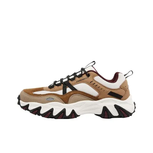 Skechers Sport Повседневный Низкий Топ Тяжелая Подошва Кроссовки Мужские Каштановый