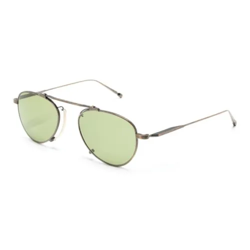 Matsuda Titanium Aviator Sunglasses Men's Gold