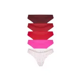 5 пар Розовый FAIR ISLE MULTI/Розовый Fair Isle Многоцветный