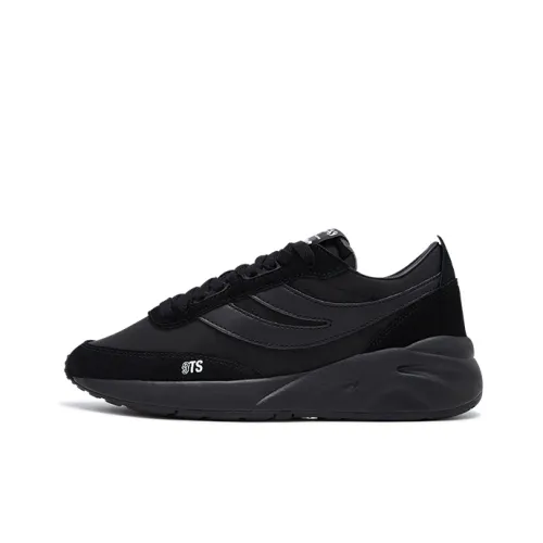 SUPERGA Беговые кроссовки Low Top Черные Унисекс