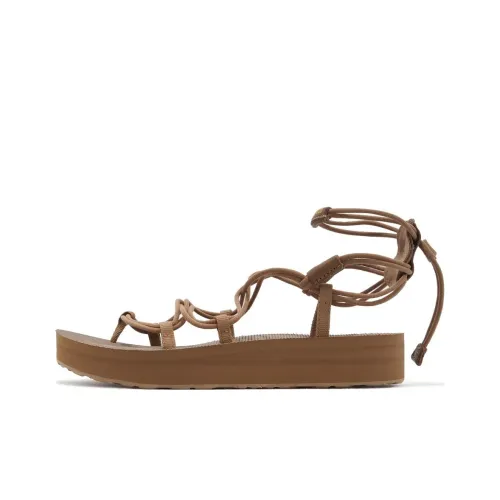 Teva Midform Inifinity Пляжные сандалии Женские Коричневый