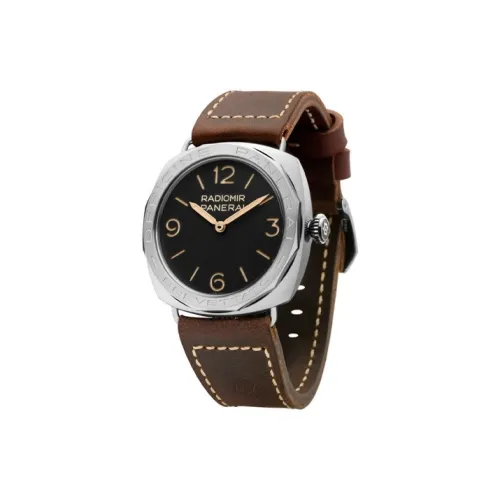 PANERAI Механизм с ручным заводом Мужские часы 47 мм Черный