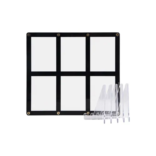 HobbyGuardian 6 SCREW Карта Protector с THREE Нога Кронштейн Прозрачная Подставка для Карт Аксессуары для карточных игр