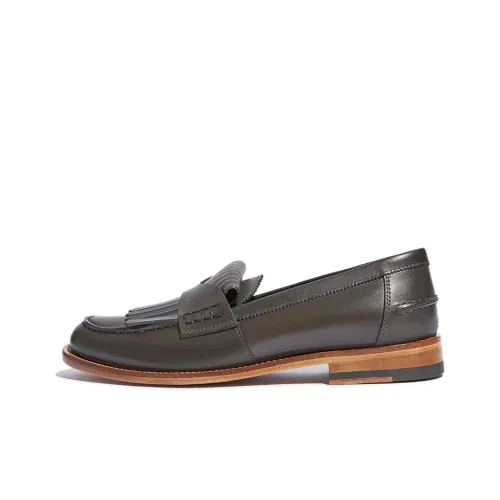 SCAROSSO Лоферы 2,5 см Женские Зеленые