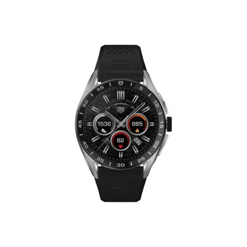 TAG HEUER Кварцевый механизм Мужские часы 45мм*13,6мм Черный