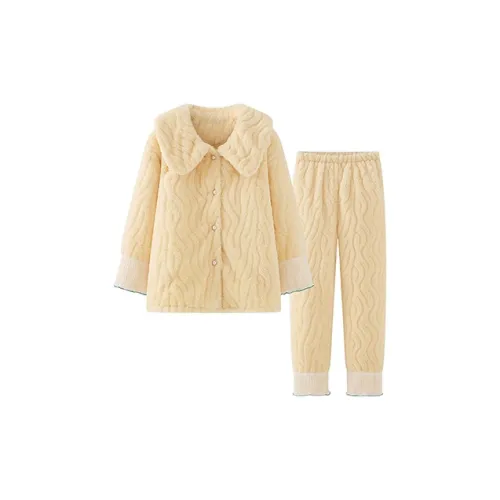 Xiang Ning Pai Желтые Женские Пижамные Комплекты