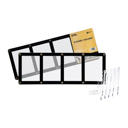 HobbyGuardian 4 SCREW Карта Protector Tripod Прозрачная Подставка для Карт Аксессуары для карточных игр