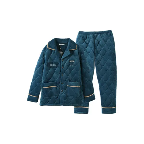 FENTENG Синий Демон Темно-синий Мужской Пижамный комплект