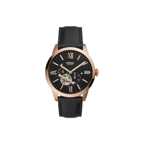 FOSSIL Автоматический Механический Механизм Мужские Часы 44мм*12мм Черный