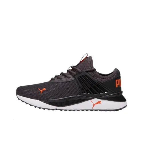 PUMA Pacer Future Амортизация Износостойкий Низкий Топ Беговые кроссовки Унисекс Черный Умбра