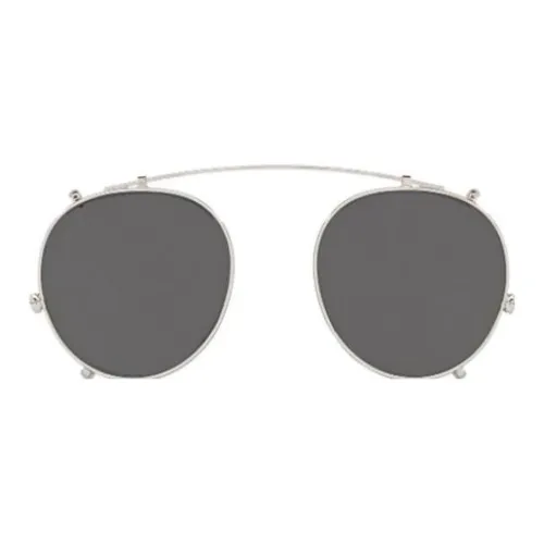 Oliver Peoples Металл Нерегулярная форма Солнцезащитные очки Мужской Серебряный