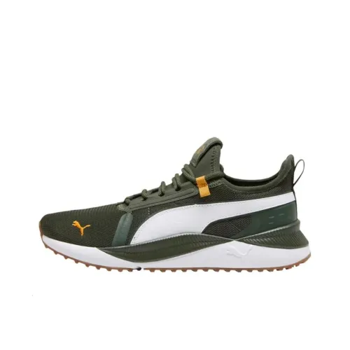 PUMA Pacer Future Амортизация Износостойкий Низкий Топ Беговые кроссовки Унисекс Зеленый