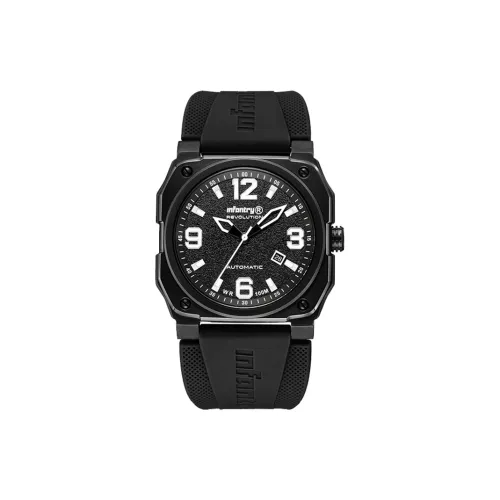 INFANTRY Механические Мужские Часы 47мм*47мм*13мм Черные