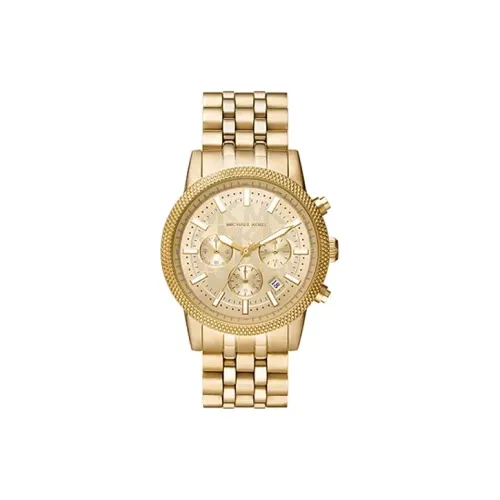 MICHAEL KORS Кварцевый механизм Мужские часы 43 мм Золото