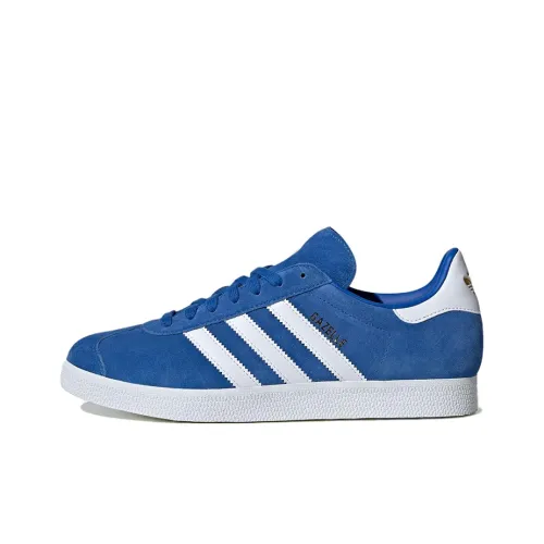 Adidas Originals Gazelle Low Топ Скейтборд Кроссовки Унисекс Синий Белый