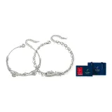 Национальный браслет с шипами и розовым парой + подарочная коробка с шестью розами