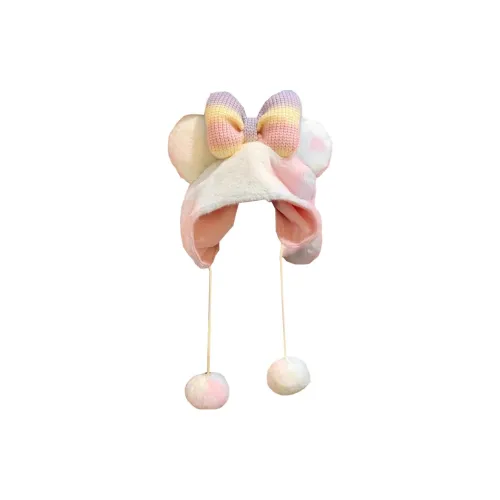 Disney Minnie Градиент Розовый Плюшевая Шляпа Аксессуары для Кукол
