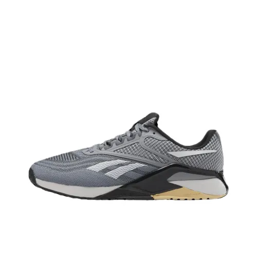 Кроссовки для тренировок Reebok Nano X2, низкий топ, темно-серый цвет, унисекс