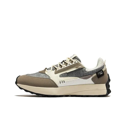 Erke Устойчивый к истиранию противоскользящий низкий топ повседневная обувь мужская каменный цвет Deep Cool серый