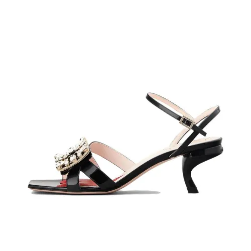 Roger Vivier One Ремень Сандалии Женские Черные