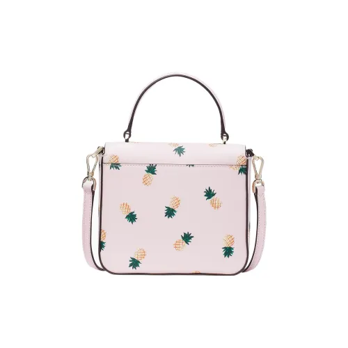 Kate Spade Staci Крестообразная текстура PVC Сумка через плечо Стандартная Женская Белая