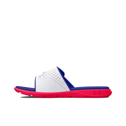 Under Armour Mercenary Slip-Resistant Шлепанцы Унисекс Белый Синий Красный