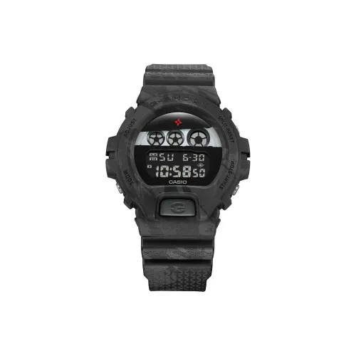 CASIO G SHOCK Тёмная Тень Коллекция Кварцевый Механизм Смольный Ремешок Часы Унисекс Чёрный Циферблат
