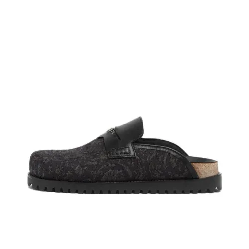 VERSACE Barocco Домашние тапочки Мужской Черный