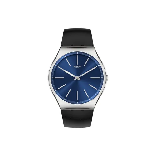 Swatch Quartz Movement Унисекс Часы 42mm*42mm*9mm Синие