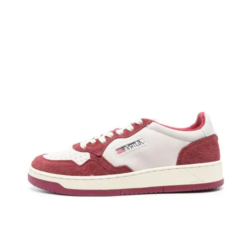 AUTRY Низкие кроссовки для скейтбординга Мужские Красные Белые