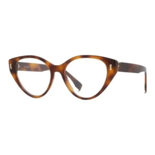 FENDI Ацетат Оправа для очков "Кошачий глаз" Женская Черепаховый