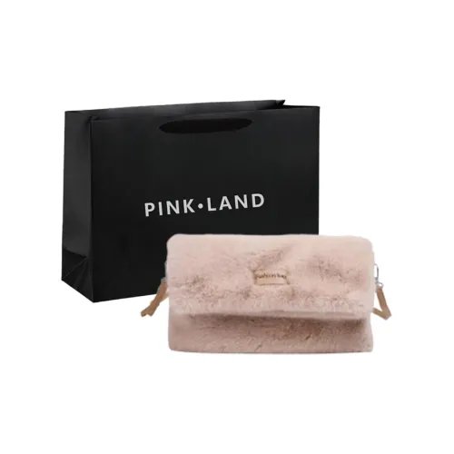 PINK·LAND Плюшевая Сумка через плечо Стандартная Женская Хаки Черный Кофейный Белый